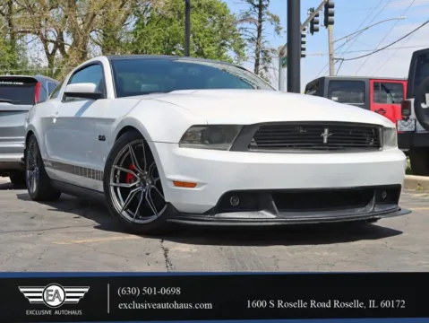 White 2012 Ford Mustang GT Premium Coupe 2D for sale in Roselle, IL