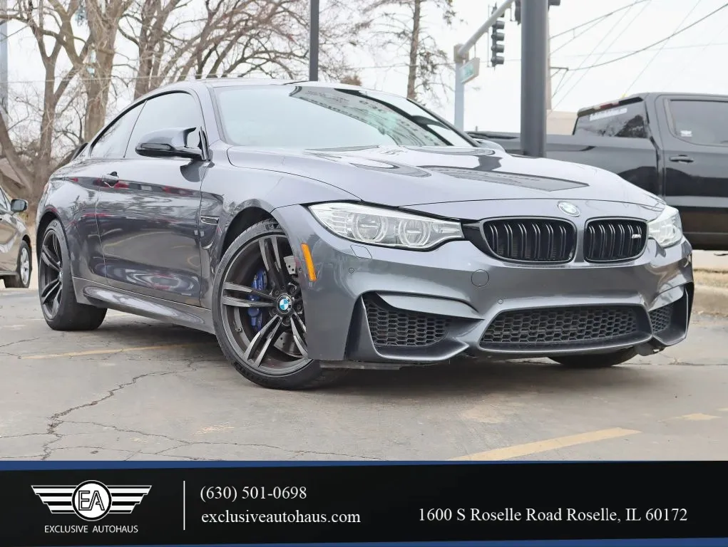 Gray 2016 BMW M4 Coupe 2D for sale in Roselle, IL