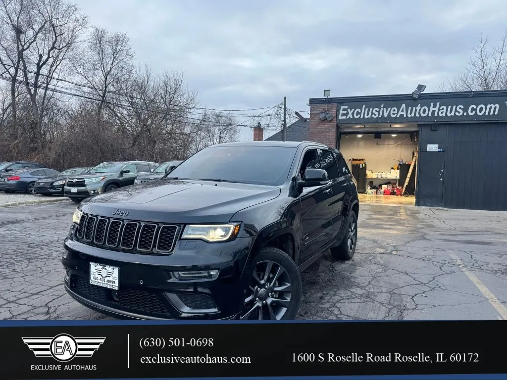 Black 2018 Jeep Grand Cherokee High Altitude Sport Utility 4D for sale in Roselle, IL