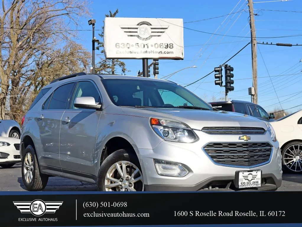 Silver 2016 Chevrolet Equinox LT Sport Utility 4D for sale in Roselle, IL