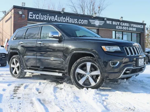Photos of 2015 Jeep Grand Cherokee Overland Sport Utility 4D for sale in Roselle, IL at Exclusive Autohaus - Roselle