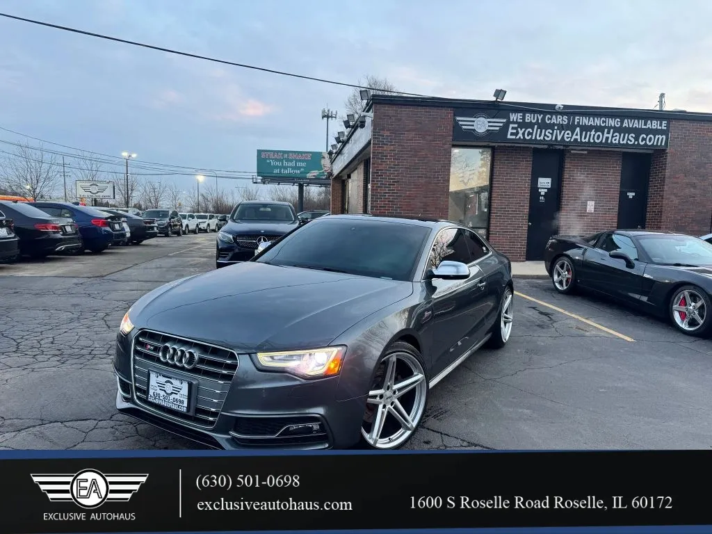 Gray 2016 Audi S5 Premium Plus Coupe 2D for sale in Roselle, IL