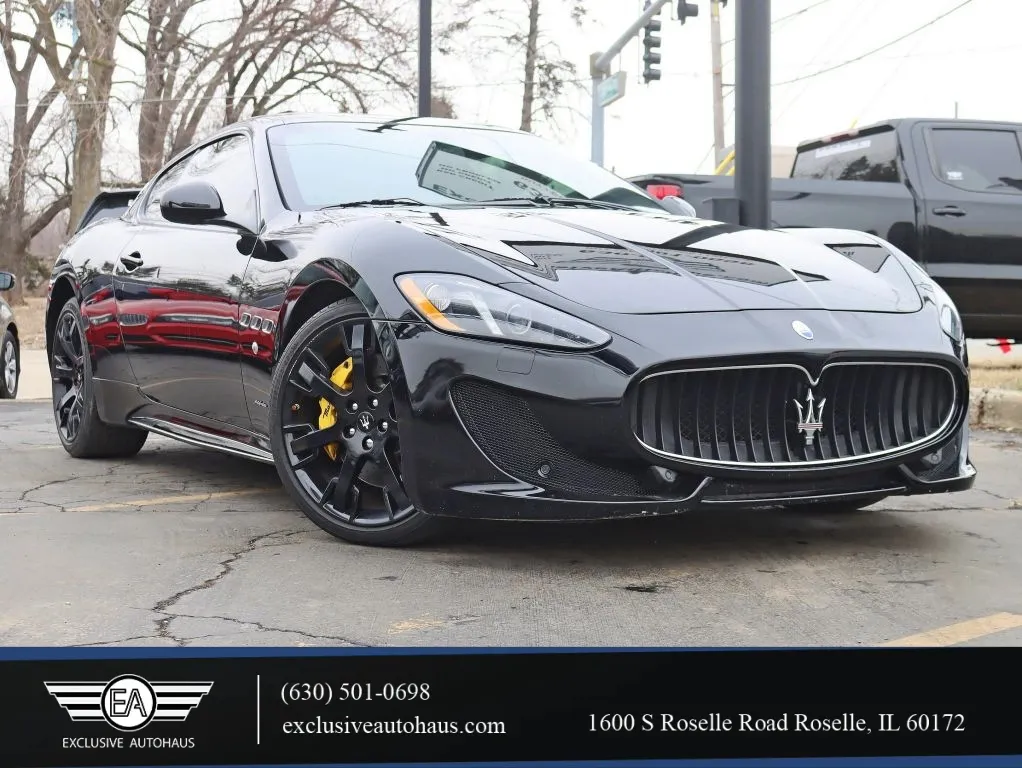 Black 2013 Maserati GranTurismo MC Coupe 2D for sale in Roselle, IL