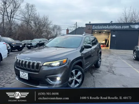 Gray 2019 Jeep Cherokee Limited Sport Utility 4D for sale in Roselle, IL