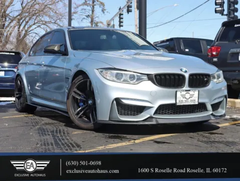 White 2017 BMW M3 Sedan 4D for sale in Roselle, IL