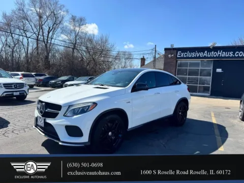 White 2016 Mercedes-Benz GLE Coupe GLE 450 AMG 4MATIC Sport Utility 4D for sale in Roselle, IL