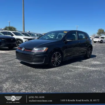 Black 2017 Volkswagen Golf GTI Sport Hatchback Sedan 4D for sale in Roselle, IL
