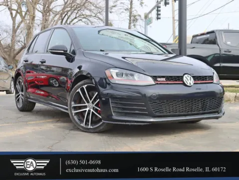 Black 2017 Volkswagen Golf GTI Sport Hatchback Sedan 4D for sale in Roselle, IL