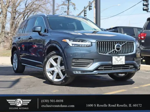 Blue 2021 Volvo XC90 T6 Momentum Sport Utility 4D for sale in Roselle, IL