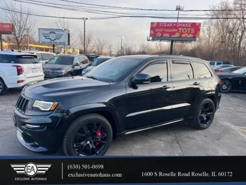 Black 2015 Jeep Grand Cherokee SRT Sport Utility 4D for sale in Roselle, IL