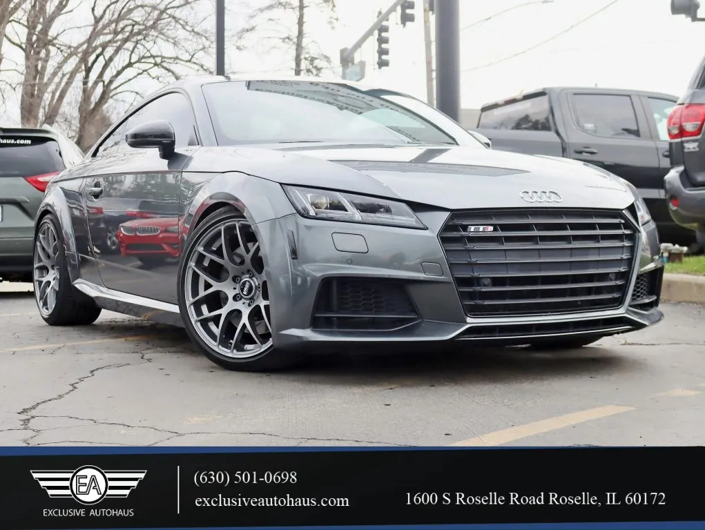 Gray 2017 Audi TT S Coupe 2D for sale in Roselle, IL