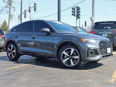 Photos of 2023 Audi Q5 Sportback 45 TFSI Premium Plus Sport Utility 4D for sale in Roselle, IL at Exclusive Autohaus - Roselle