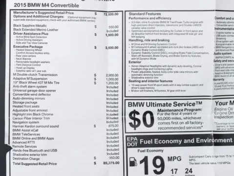 Photos of 2015 BMW M4 Convertible 2D for sale in Roselle, IL at Exclusive Autohaus - Roselle