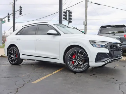 Photos of 2019 Audi Q8 Premium Plus Sport Utility 4D for sale in Roselle, IL at Exclusive Autohaus - Roselle