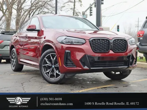 Red 2023 BMW X4 xDrive30i Sport Utility 4D for sale in Roselle, IL