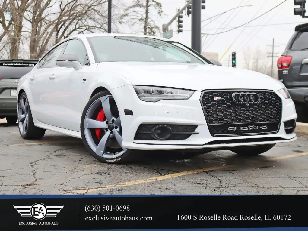 White 2017 Audi S7 Prestige Sedan 4D for sale in Roselle, IL