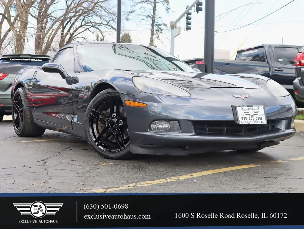 Gray 2010 Chevrolet Corvette Coupe 2D for sale in Roselle, IL