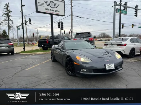 Gray 2010 Chevrolet Corvette Coupe 2D for sale in Roselle, IL
