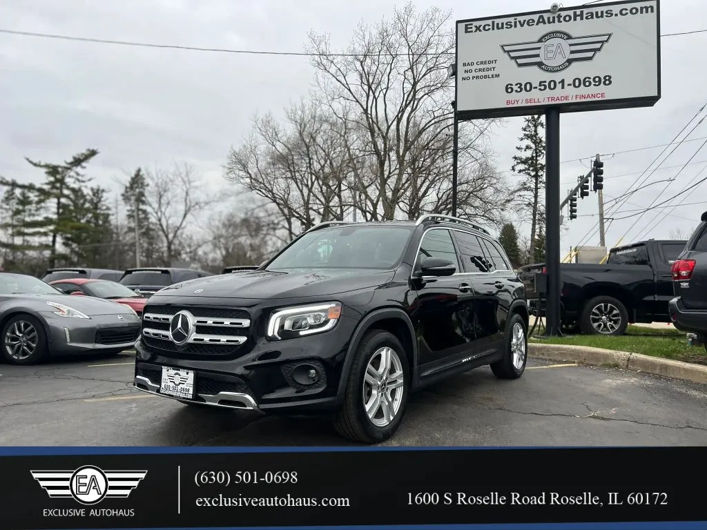 Black 2021 Mercedes-Benz GLB 250 4MATIC Sport Utility 4D for sale in Roselle, IL