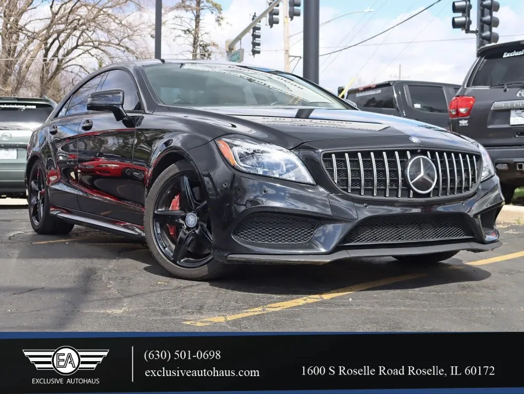 White 2015 Mercedes-Benz CLS-Class CLS 550 4MATIC Coupe 4D for sale in Roselle, IL