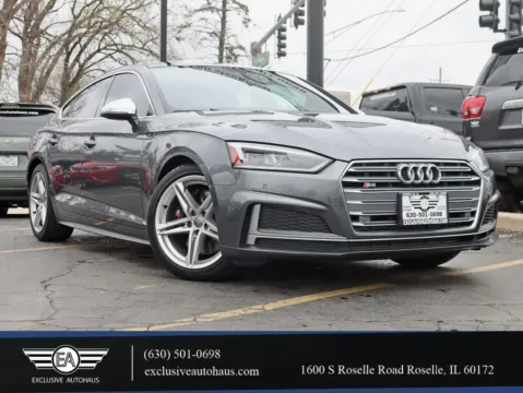 Gray 2018 Audi S5 Premium Plus Sedan 4D for sale in Roselle, IL