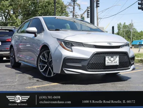 Silver 2020 Toyota Corolla SE Sedan 4D for sale in Roselle, IL