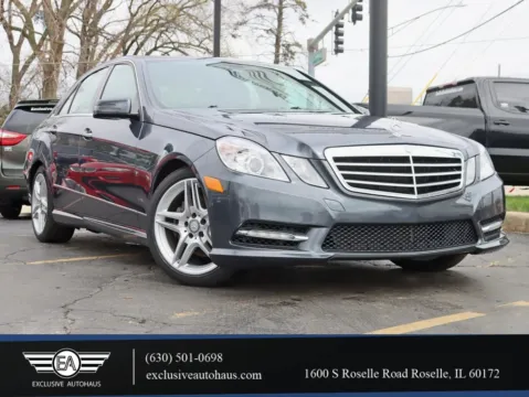 Black 2013 Mercedes-Benz E-Class E 350 4MATIC Sedan 4D for sale in Roselle, IL
