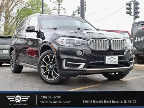 Black 2017 BMW X5 xDrive35i Sport Utility 4D for sale in Roselle, IL