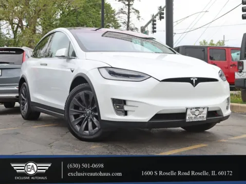 White 2018 Tesla Model X 100D Sport Utility 4D for sale in Roselle, IL