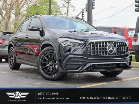 Black 2021 Mercedes-Benz Mercedes-AMG GLA GLA 35 Sport Utility 4D for sale in Roselle, IL