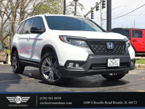 White 2021 Honda Passport EX-L Sport Utility 4D for sale in Roselle, IL