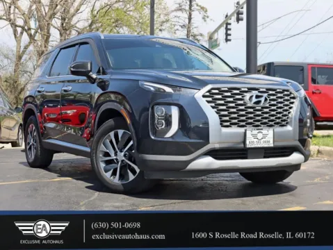 Blue 2021 Hyundai Palisade SEL Sport Utility 4D for sale in Roselle, IL