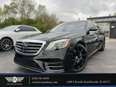 Black 2019 Mercedes-Benz S-Class S 560 Sedan 4D for sale in Roselle, IL