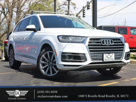 White 2018 Audi Q7 3.0T Prestige Sport Utility 4D for sale in Roselle, IL