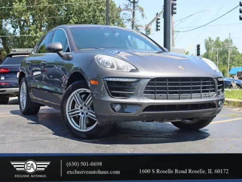 Gray 2015 Porsche Macan S Sport Utility 4D for sale in Roselle, IL