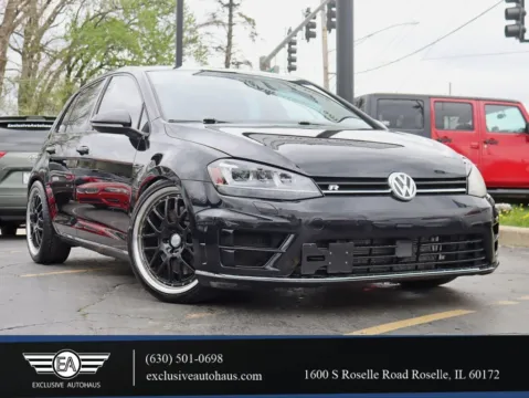 Black 2016 Volkswagen Golf R Hatchback Sedan 4D for sale in Roselle, IL