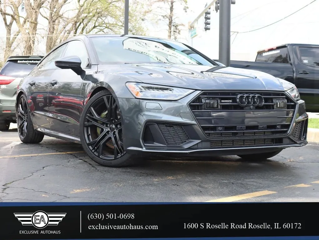 Gray 2019 Audi A7 Prestige Sedan 4D for sale in Roselle, IL