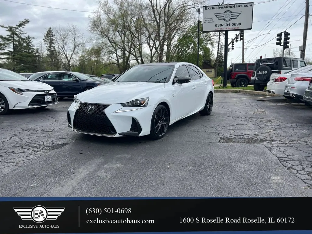 White 2017 Lexus IS 300 Sedan 4D for sale in Roselle, IL