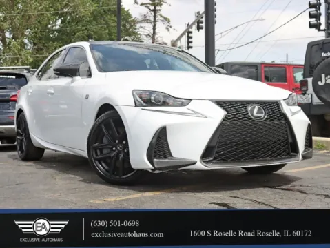 White 2017 Lexus IS 300 Sedan 4D for sale in Roselle, IL