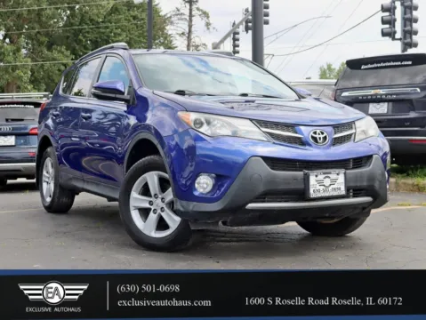 Blue 2014 Toyota RAV4 XLE Sport Utility 4D for sale in Roselle, IL