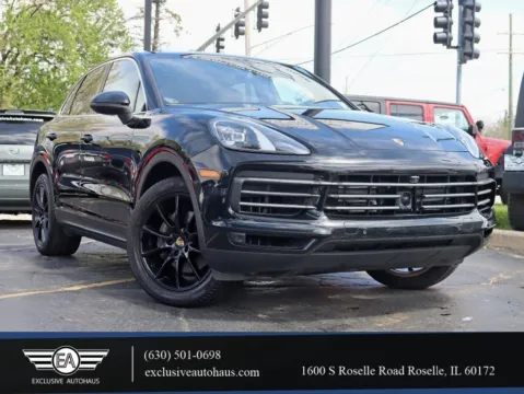 Black 2020 Porsche Cayenne Sport Utility 4D for sale in Roselle, IL