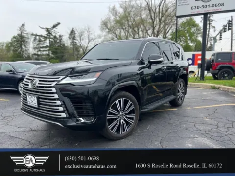 Black 2024 Lexus LX 600 Luxury Sport Utility 4D for sale in Roselle, IL