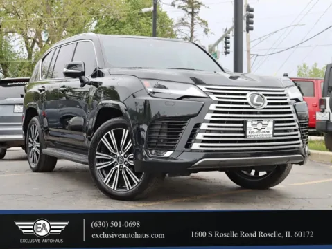 Black 2024 Lexus LX 600 Luxury Sport Utility 4D for sale in Roselle, IL