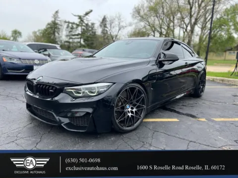 Black 2018 BMW M4 Coupe 2D for sale in Roselle, IL