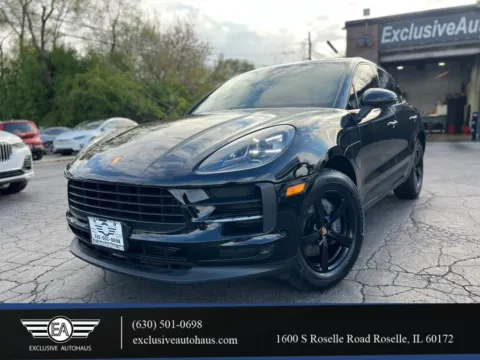 Black 2021 Porsche Macan Sport Utility 4D for sale in Roselle, IL