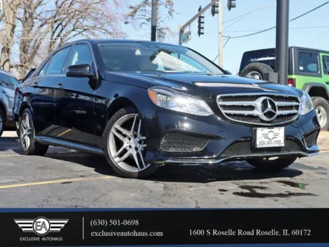 Black 2014 Mercedes-Benz E-Class E 350 4MATIC Sedan 4D for sale in Roselle, IL