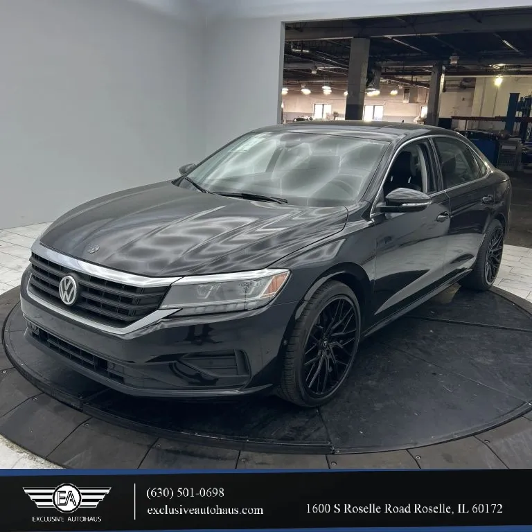 Black 2020 Volkswagen Passat SEL Sedan 4D for sale in Roselle, IL