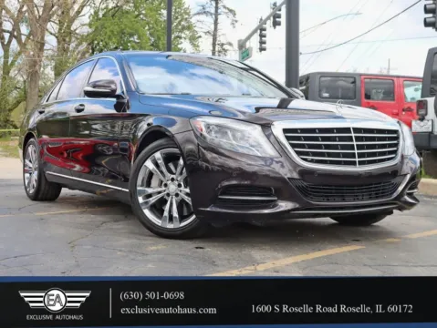 Black 2015 Mercedes-Benz S-Class S 550 4MATIC Sedan 4D for sale in Roselle, IL