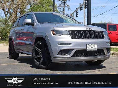 Silver 2018 Jeep Grand Cherokee High Altitude Sport Utility 4D for sale in Roselle, IL