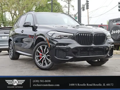 Black 2022 BMW X5 xDrive40i Sport Utility 4D for sale in Roselle, IL